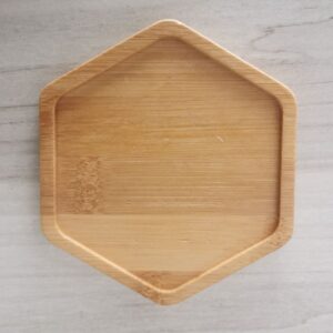Plato de macetero hexagonal