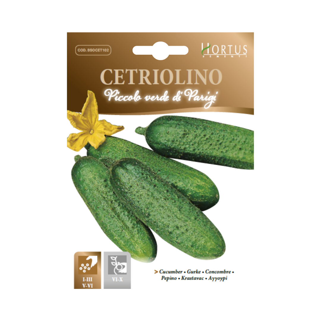 Semillas de Pepinillo Verde de Paris