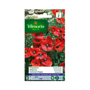 Semillas de Amapola Simple Rouge