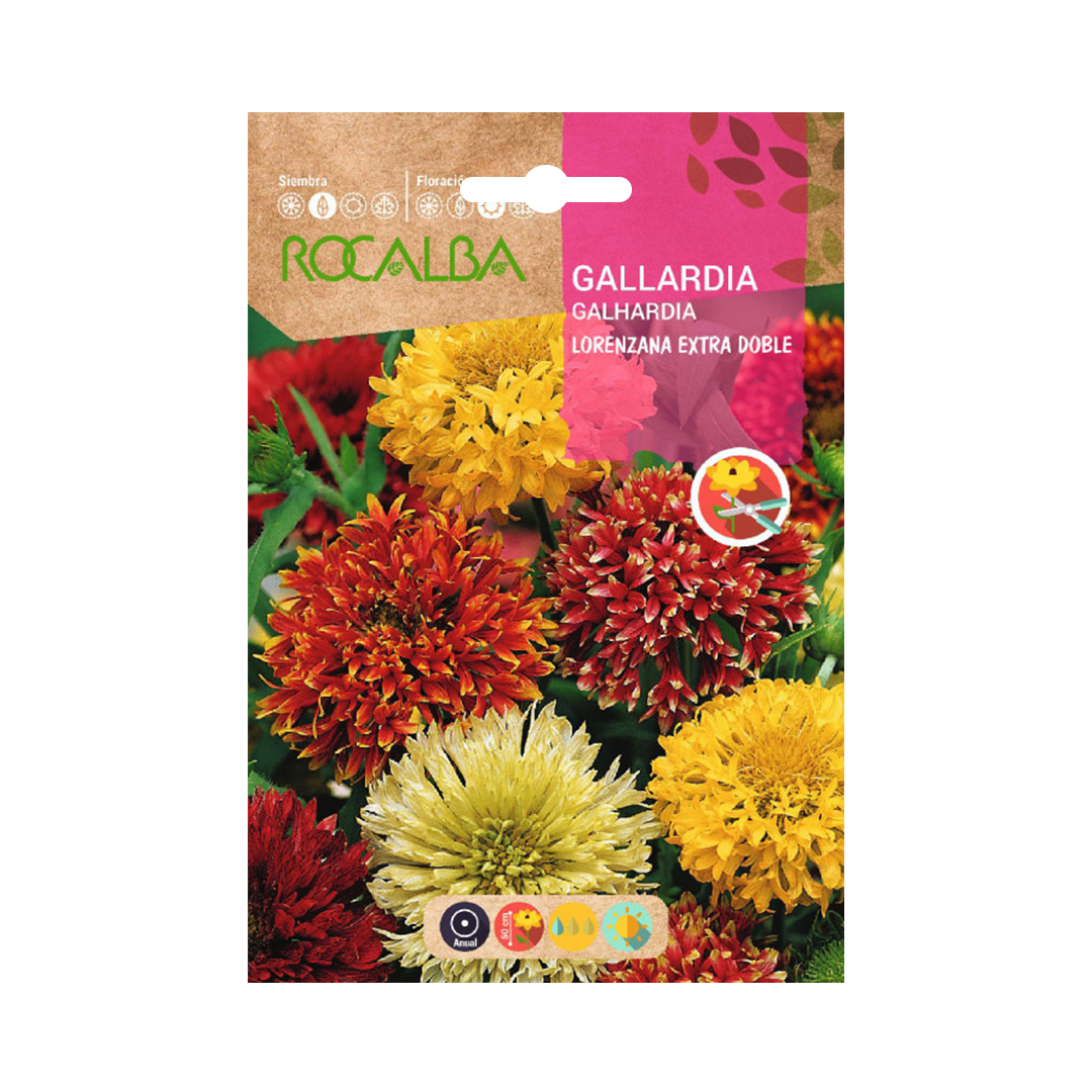 Semillas de Gallardia Lorenziana Extra Doble Variada