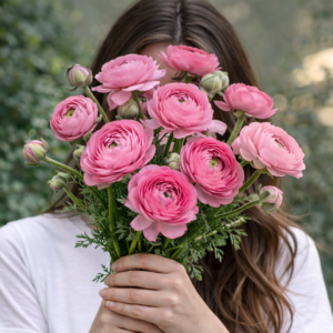 Bulbos de Ranúnculos Rosados (Pack de 5)