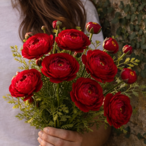Bulbos de Ranúnculos Rojos (Pack de 5)